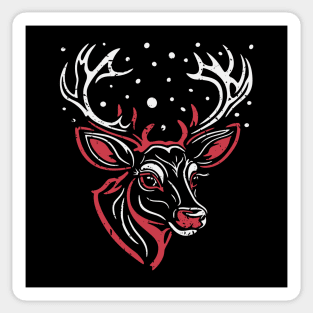 Santa's Reindeer 4 Sticker